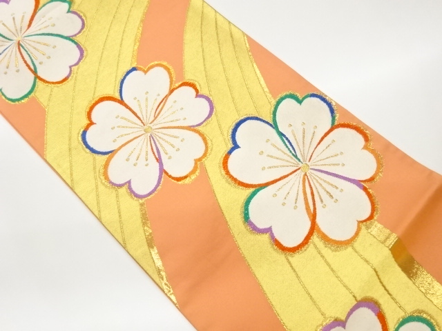 JAPANESE FUKURO OBI / WOVEN SAKURA